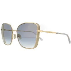 Jimmy Choo Square|Jimmy Choo^Sunglasses ALEXIS/S 000 1V Rose Gold Blue Gradient