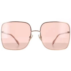 Jimmy Choo Square|Jimmy Choo^Sunglasses ALIANA/S PY3 2S Copper Gold Nude Pink Flash Silv