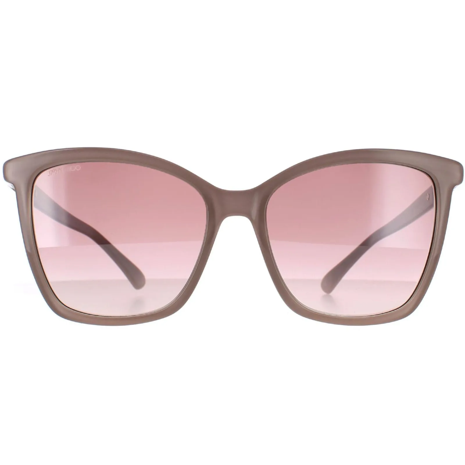 Jimmy Choo Square|Jimmy Choo^Sunglasses ALI/S FWM NQ Nude Brown Silver Mirror