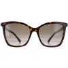 Jimmy Choo Square|Jimmy Choo^Sunglasses ALI/S 086 HA Havana Brown Gradient