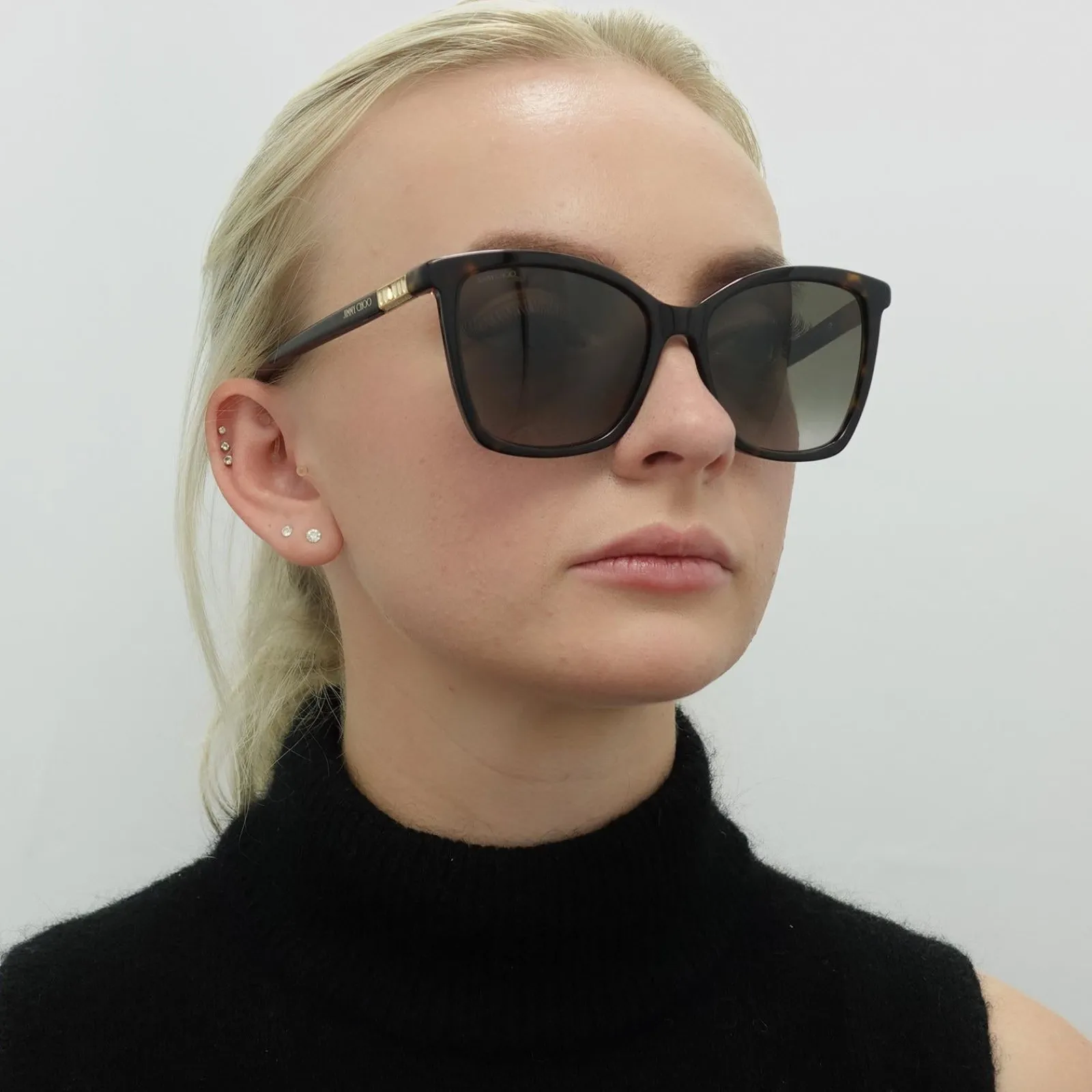 Jimmy Choo Square|Jimmy Choo^Sunglasses ALI/S 086 HA Havana Brown Gradient