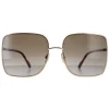 Jimmy Choo Square|Jimmy Choo^Sunglasses ALIANA/S 06J HA Gold Havana Brown Gradient