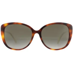 Jimmy Choo Cat-Eye|Jimmy Choo^Sunglasses ALY/F/S 086 HA Havana Brown Brown Gradient