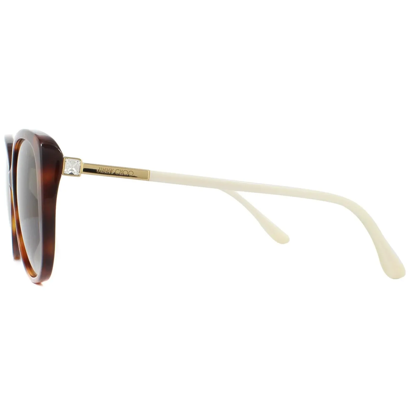 Jimmy Choo Cat-Eye|Jimmy Choo^Sunglasses ALY/F/S 086 HA Havana Brown Brown Gradient