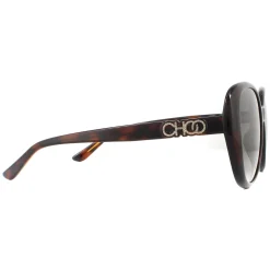 Jimmy Choo Butterfly|Jimmy Choo^Sunglasses AMIRA/G/S 086 HA Dark Havana Brown Gradient