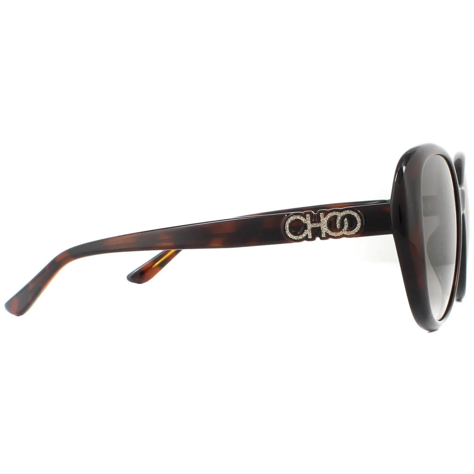 Jimmy Choo Butterfly|Jimmy Choo^Sunglasses AMIRA/G/S 086 HA Dark Havana Brown Gradient
