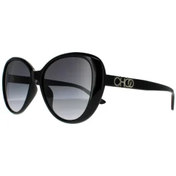 Jimmy Choo Butterfly|Jimmy Choo^Sunglasses AMIRA/G/S 807 9O Black Dark Grey Gradient