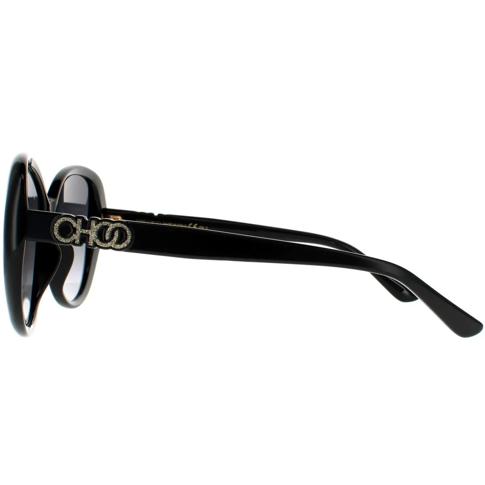 Jimmy Choo Butterfly|Jimmy Choo^Sunglasses AMIRA/G/S 807 9O Black Dark Grey Gradient