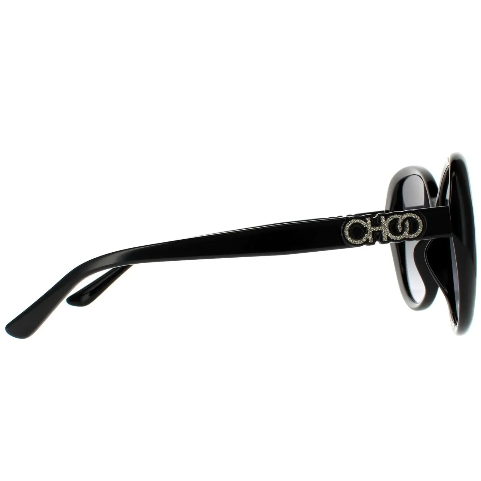 Jimmy Choo Butterfly|Jimmy Choo^Sunglasses AMIRA/G/S 807 9O Black Dark Grey Gradient
