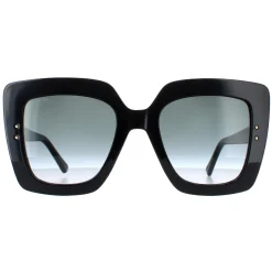 Jimmy Choo Square|Jimmy Choo^Sunglasses AURI/G/S 807 90 Black Dark Grey Gradient