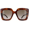 Jimmy Choo Square|Jimmy Choo^Sunglasses AURI/G/S 086 HA Havana Brown Gradient