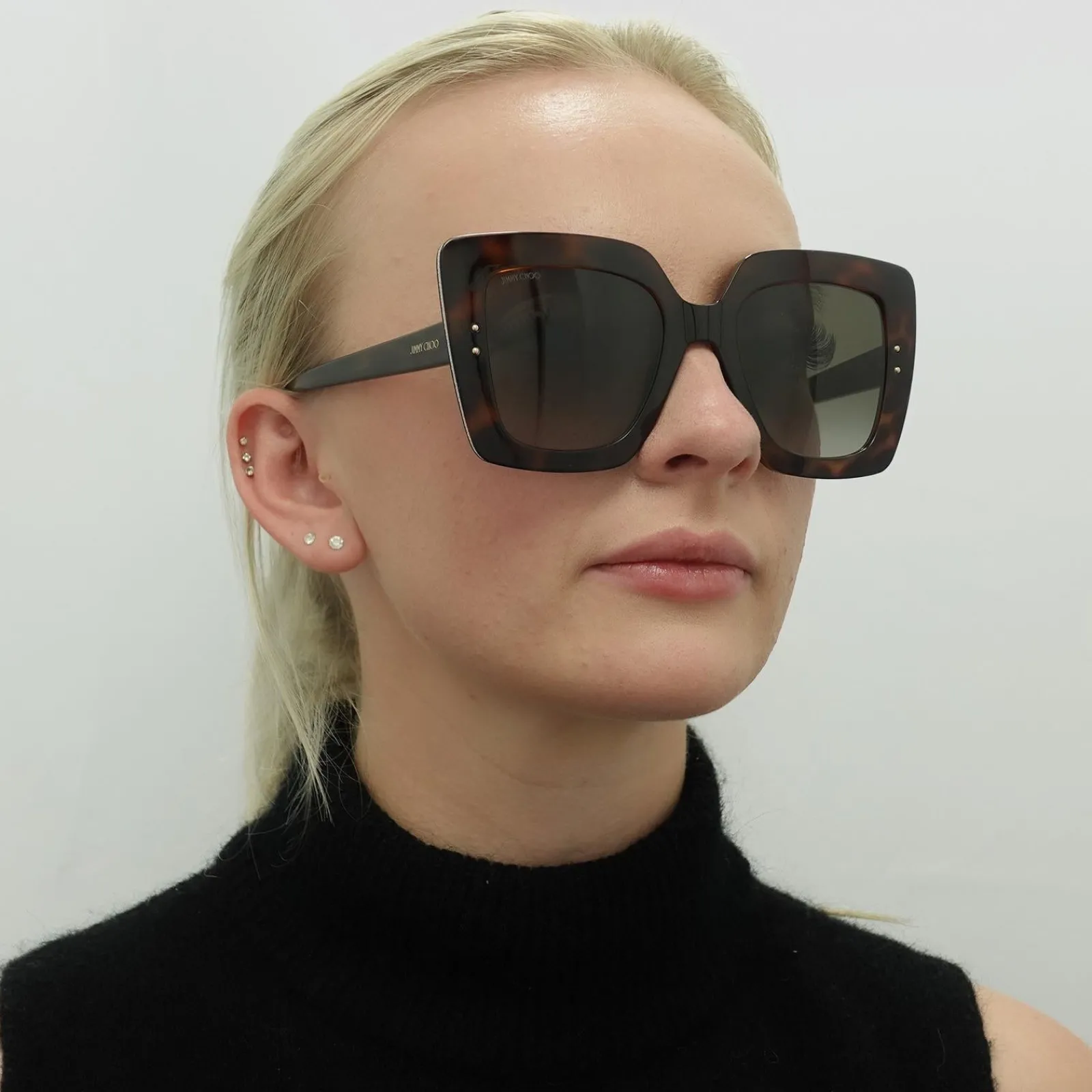Jimmy Choo Square|Jimmy Choo^Sunglasses AURI/G/S 086 HA Havana Brown Gradient