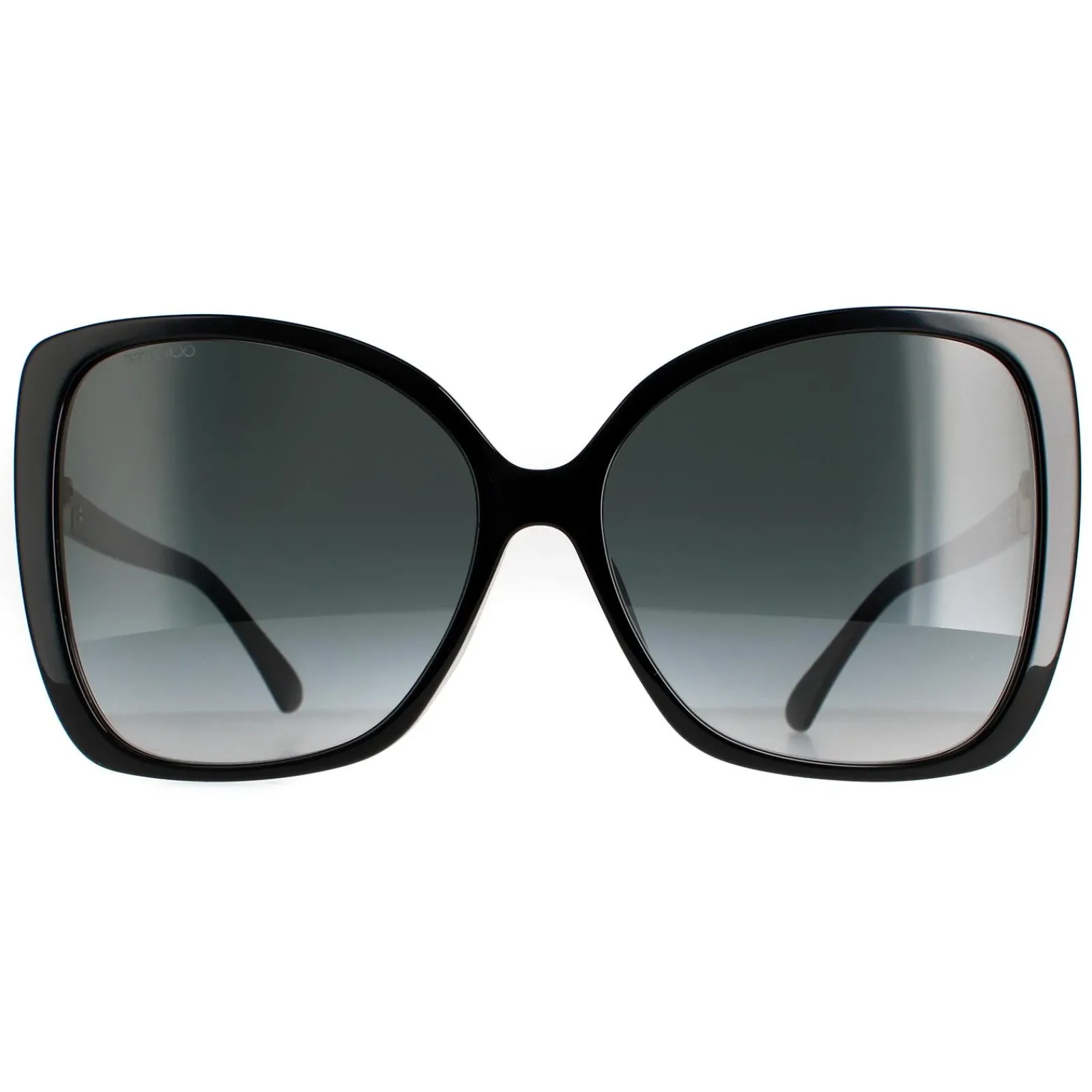 Jimmy Choo Butterfly|Jimmy Choo^Sunglasses BECKY/F/S 807 9O Black Dark Grey Gradient