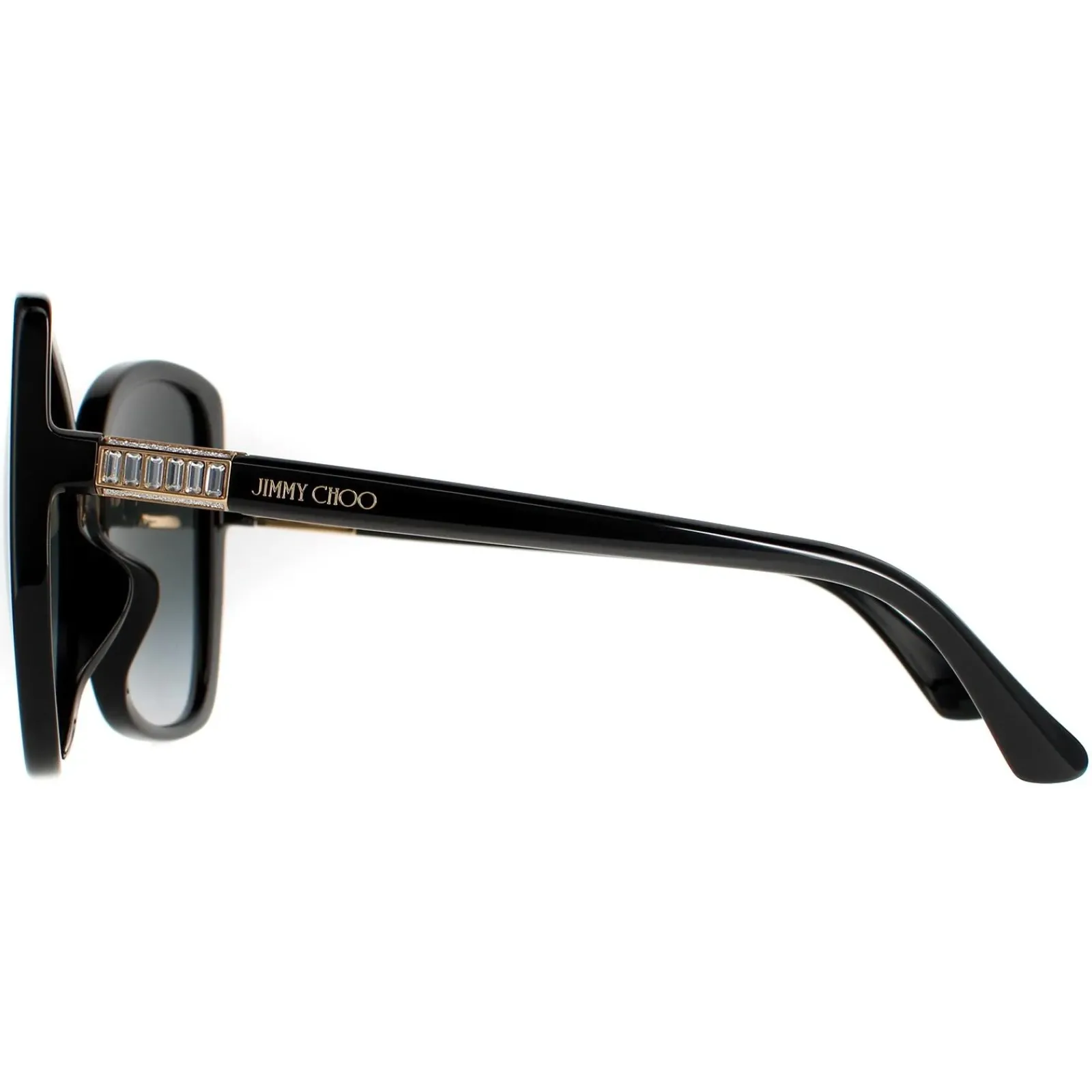 Jimmy Choo Butterfly|Jimmy Choo^Sunglasses BECKY/F/S 807 9O Black Dark Grey Gradient