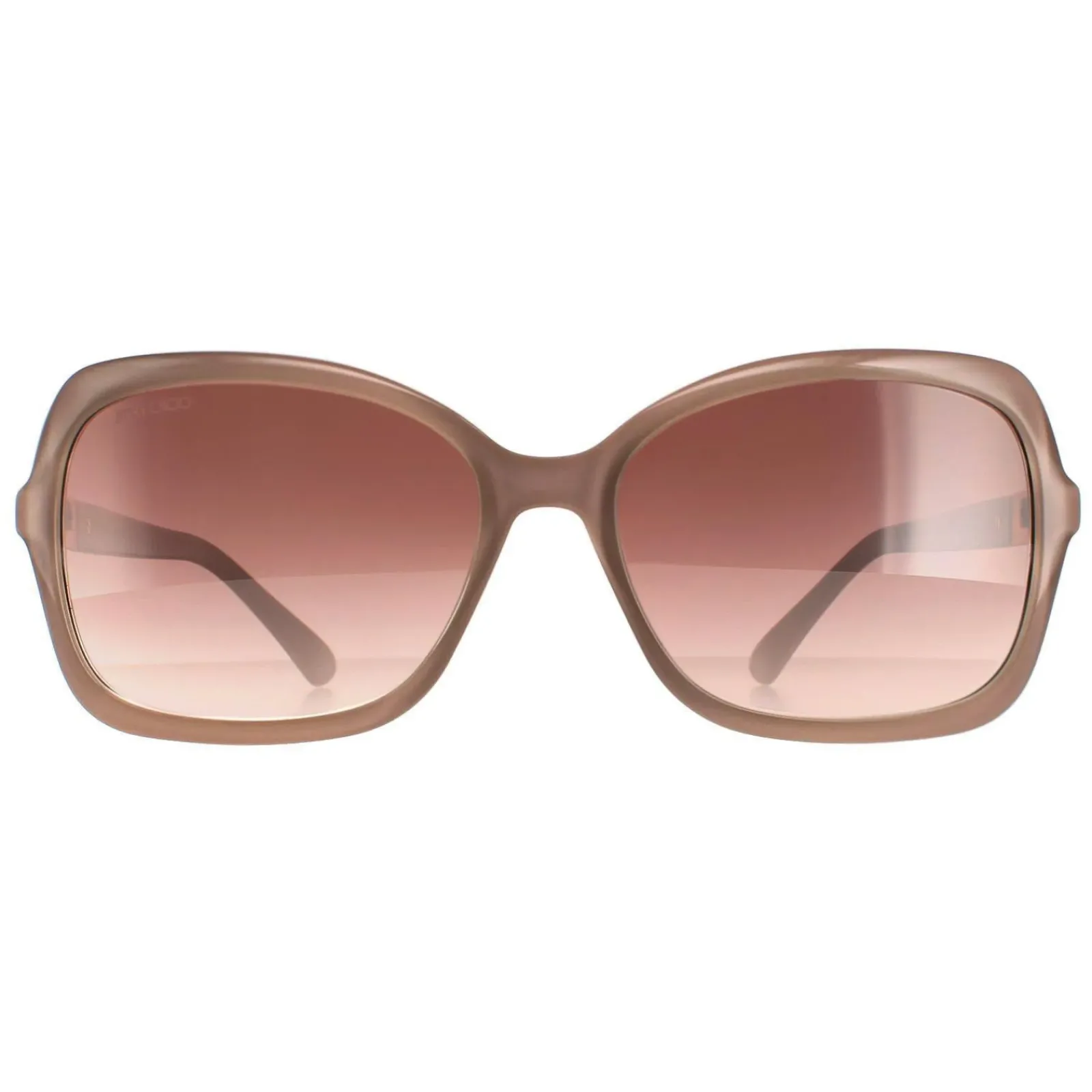Jimmy Choo Butterfly|Jimmy Choo^Sunglasses BETT/S FWM NQ Nude Brown Silver Mirror
