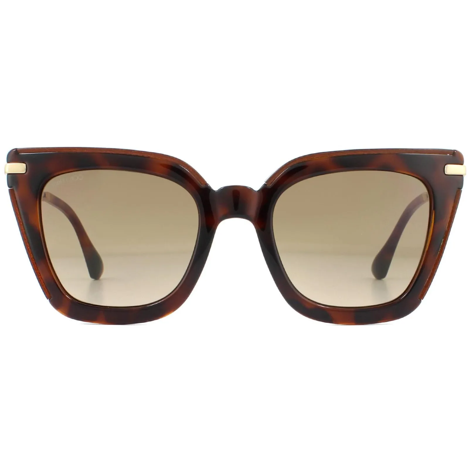 Jimmy Choo Square|Jimmy Choo^Sunglasses Ciara/G/S OCY HA Glitter Havana Brown Gradient