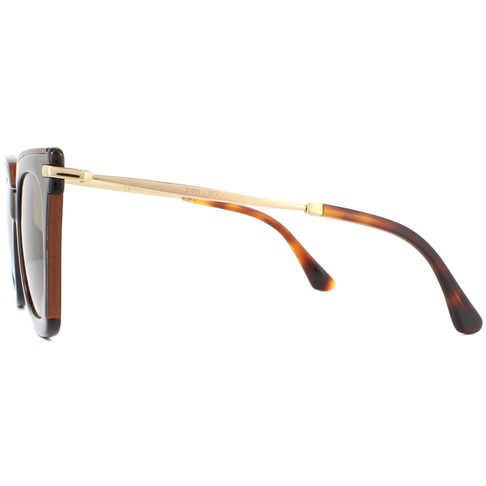 Jimmy Choo Square|Jimmy Choo^Sunglasses Ciara/G/S OCY HA Glitter Havana Brown Gradient