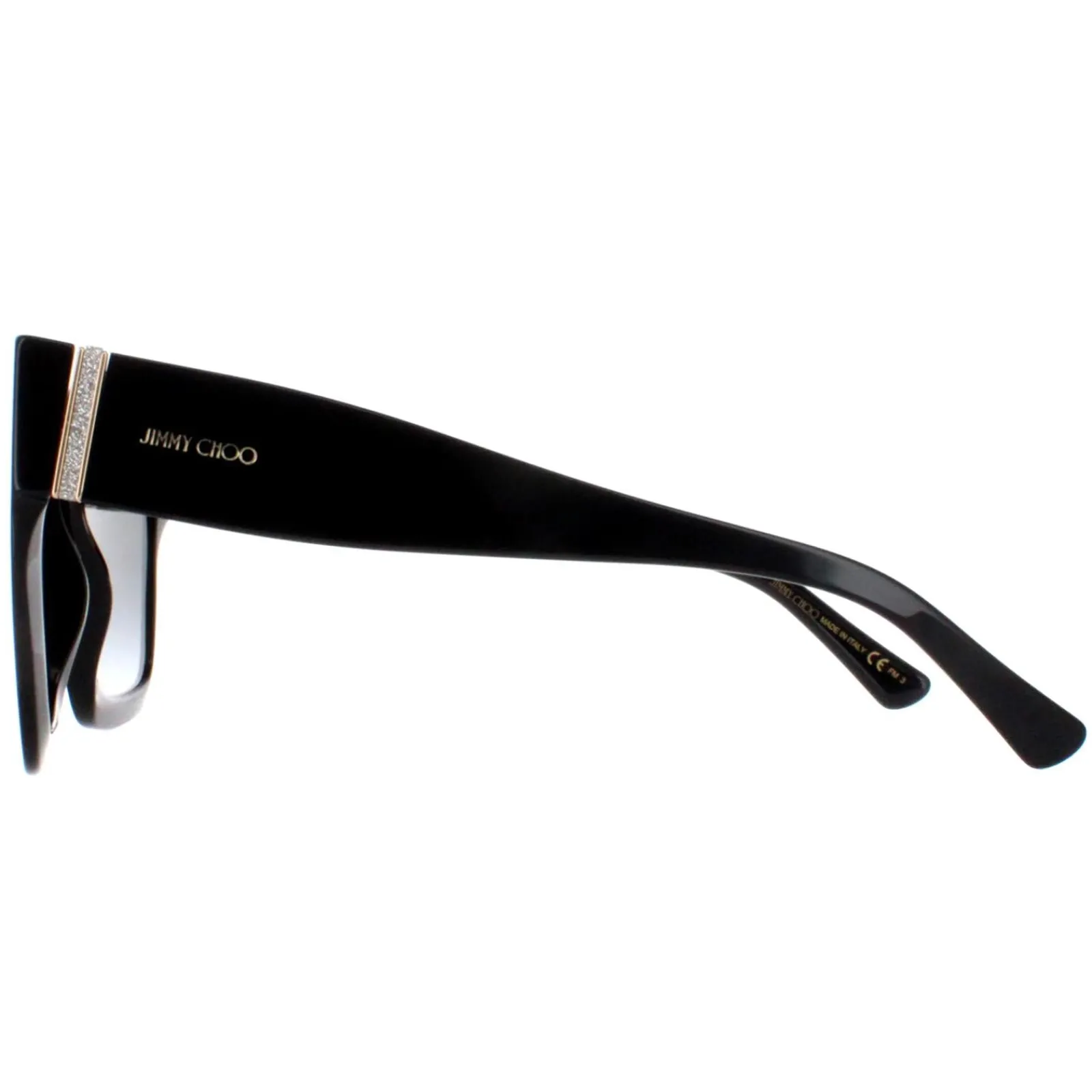 Jimmy Choo Square|Jimmy Choo^Sunglasses EDNA/S 807 9O Black Grey Gradient