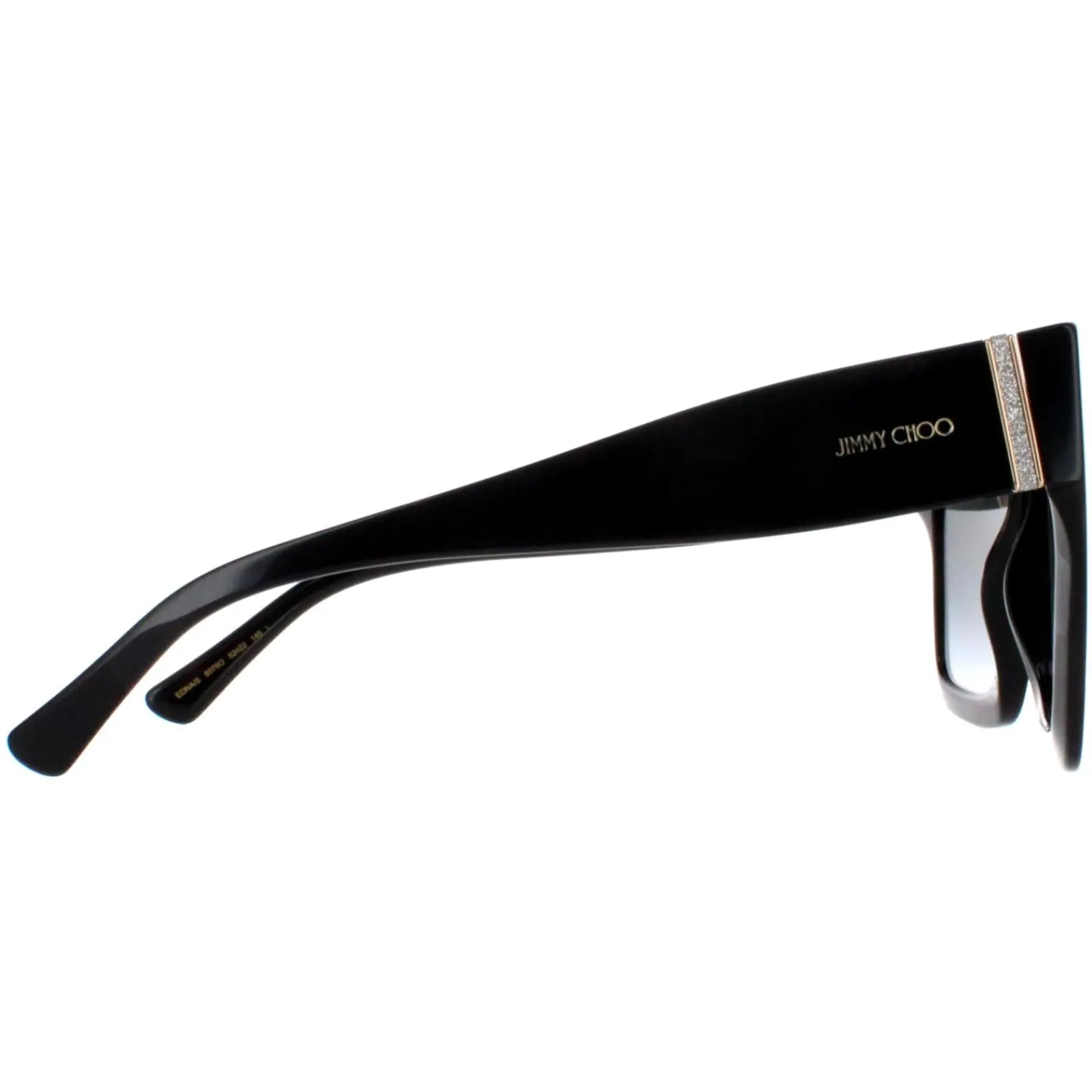 Jimmy Choo Square|Jimmy Choo^Sunglasses EDNA/S 807 9O Black Grey Gradient