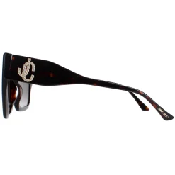 Jimmy Choo Square|Jimmy Choo^Sunglasses Eleni/G/S 086/HA Dark Havana Brown Gradient