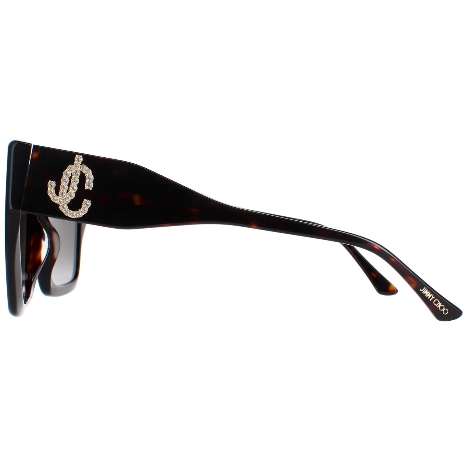 Jimmy Choo Square|Jimmy Choo^Sunglasses Eleni/G/S 086/HA Dark Havana Brown Gradient