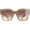 Jimmy Choo Square|Jimmy Choo^Sunglasses ELENI/G/S FWM HA Nude Brown Gradient