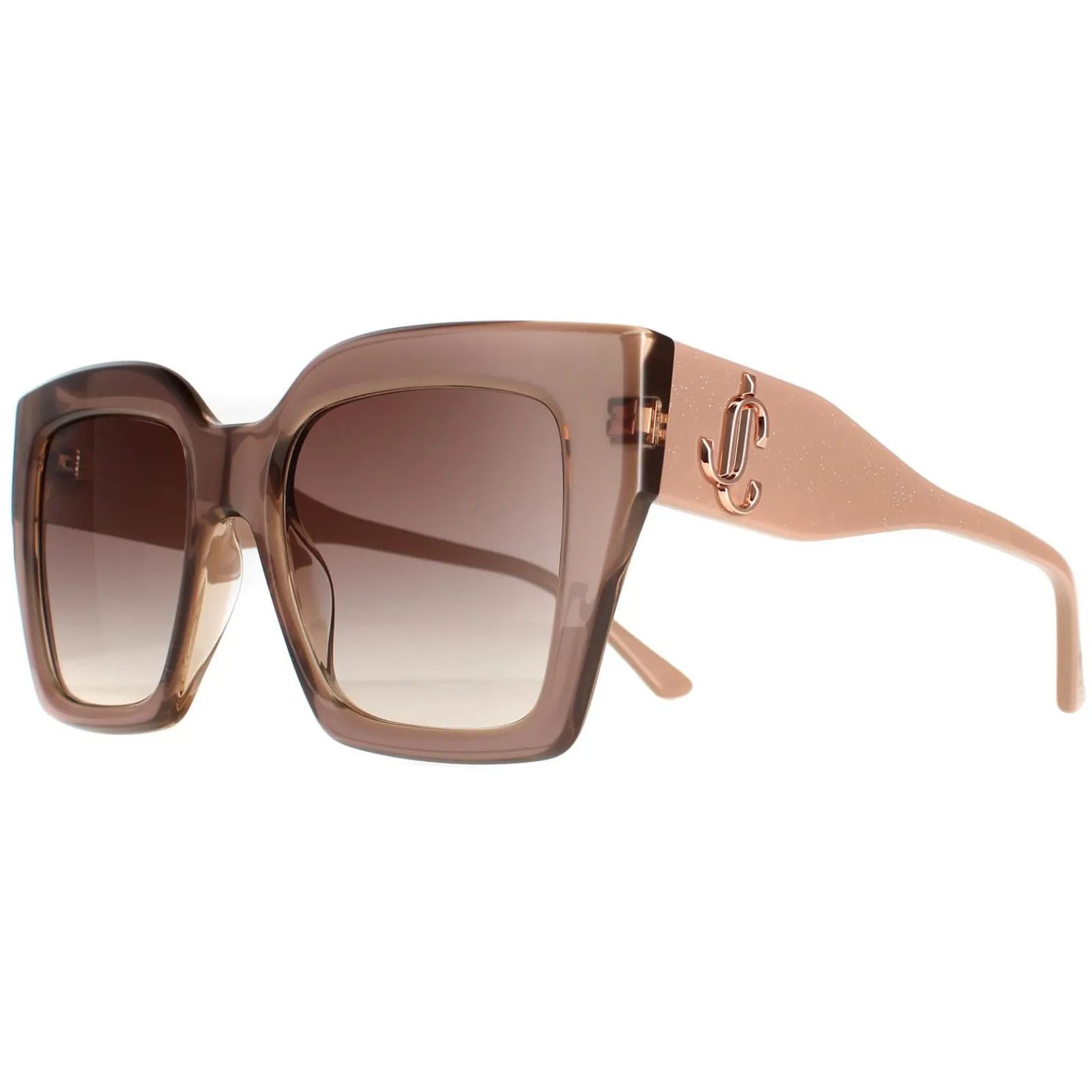Jimmy Choo Square|Jimmy Choo^Sunglasses ELENI/G/S FWM HA Nude Brown Gradient