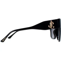 Jimmy Choo Square|Jimmy Choo^Sunglasses Eleni/G/S 807/IR Black Grey