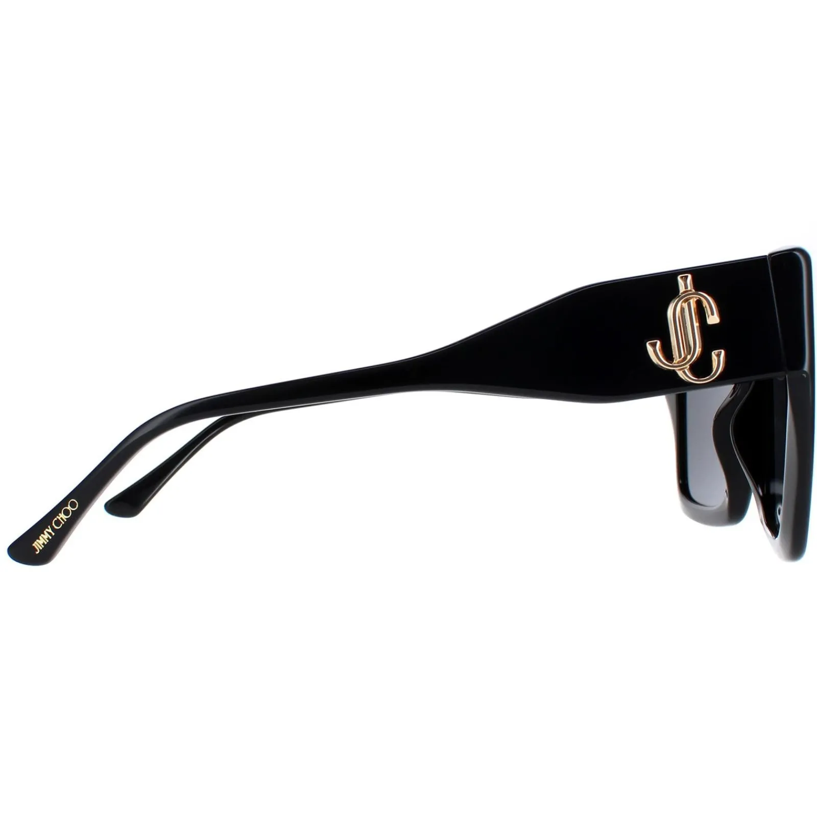 Jimmy Choo Square|Jimmy Choo^Sunglasses Eleni/G/S 807/IR Black Grey