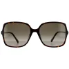 Jimmy Choo Square|Jimmy Choo^Sunglasses EPPIE/G/S 086 HA Havana Brown Gradient