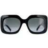 Jimmy Choo Square|Jimmy Choo^Sunglasses GAYA/S 807 9O Black Grey Gradient
