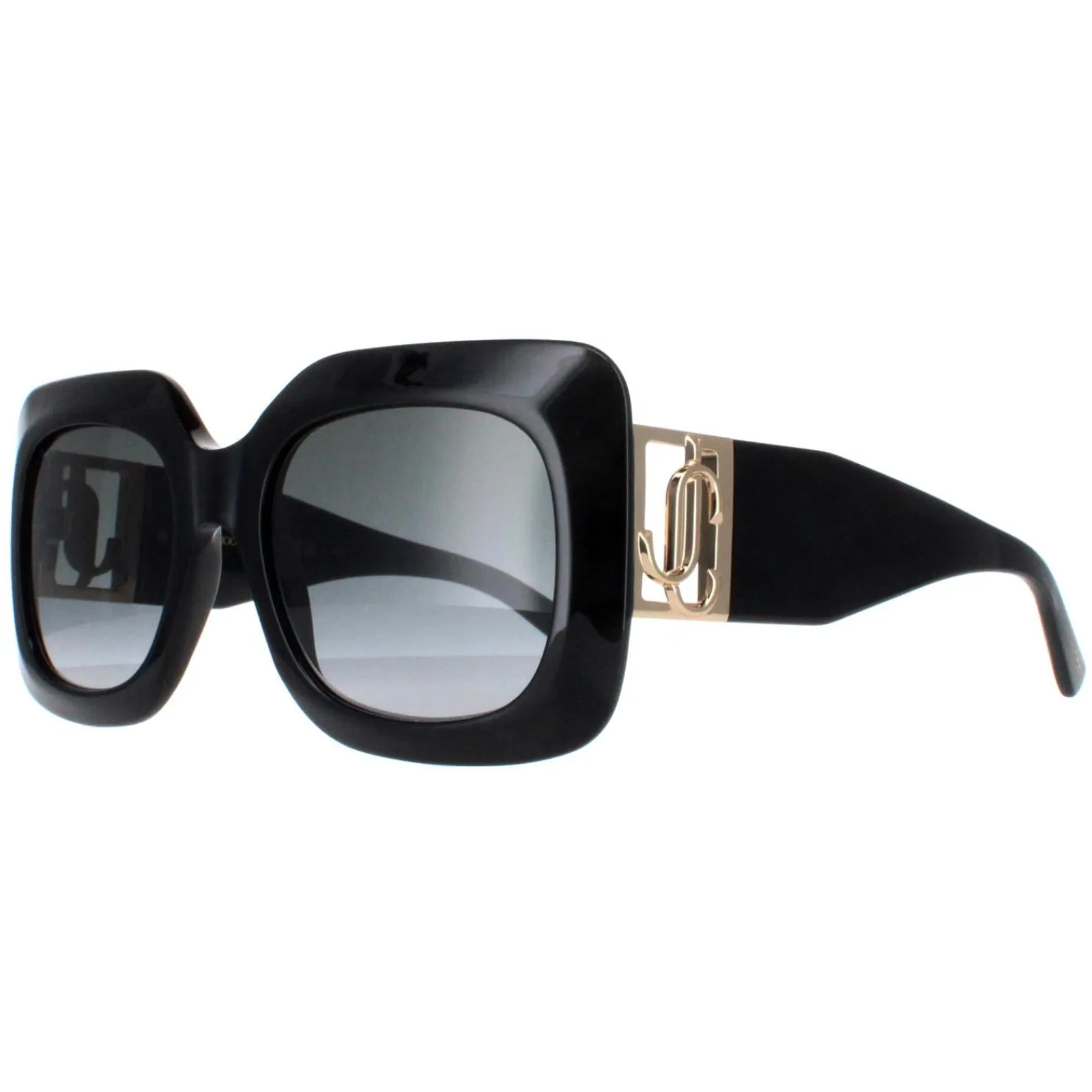 Jimmy Choo Square|Jimmy Choo^Sunglasses GAYA/S 807 9O Black Grey Gradient