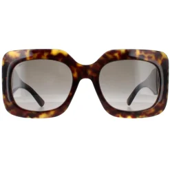 Jimmy Choo Square|Jimmy Choo^Sunglasses GAYA/S 086 HA Havana and Gold Brown Gradient