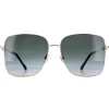 Jimmy Choo Square|Jimmy Choo^Sunglasses HESTER/S 2M2 9O Gold Grey Gradient