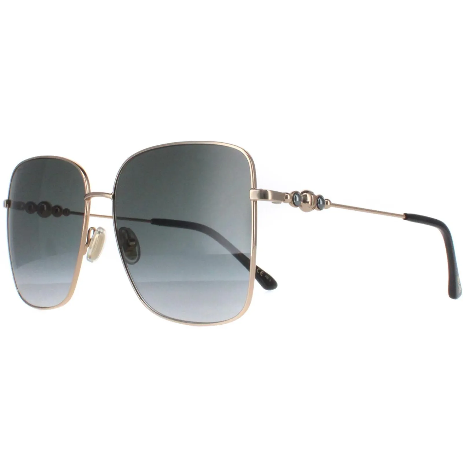 Jimmy Choo Square|Jimmy Choo^Sunglasses HESTER/S 2M2 9O Gold Grey Gradient
