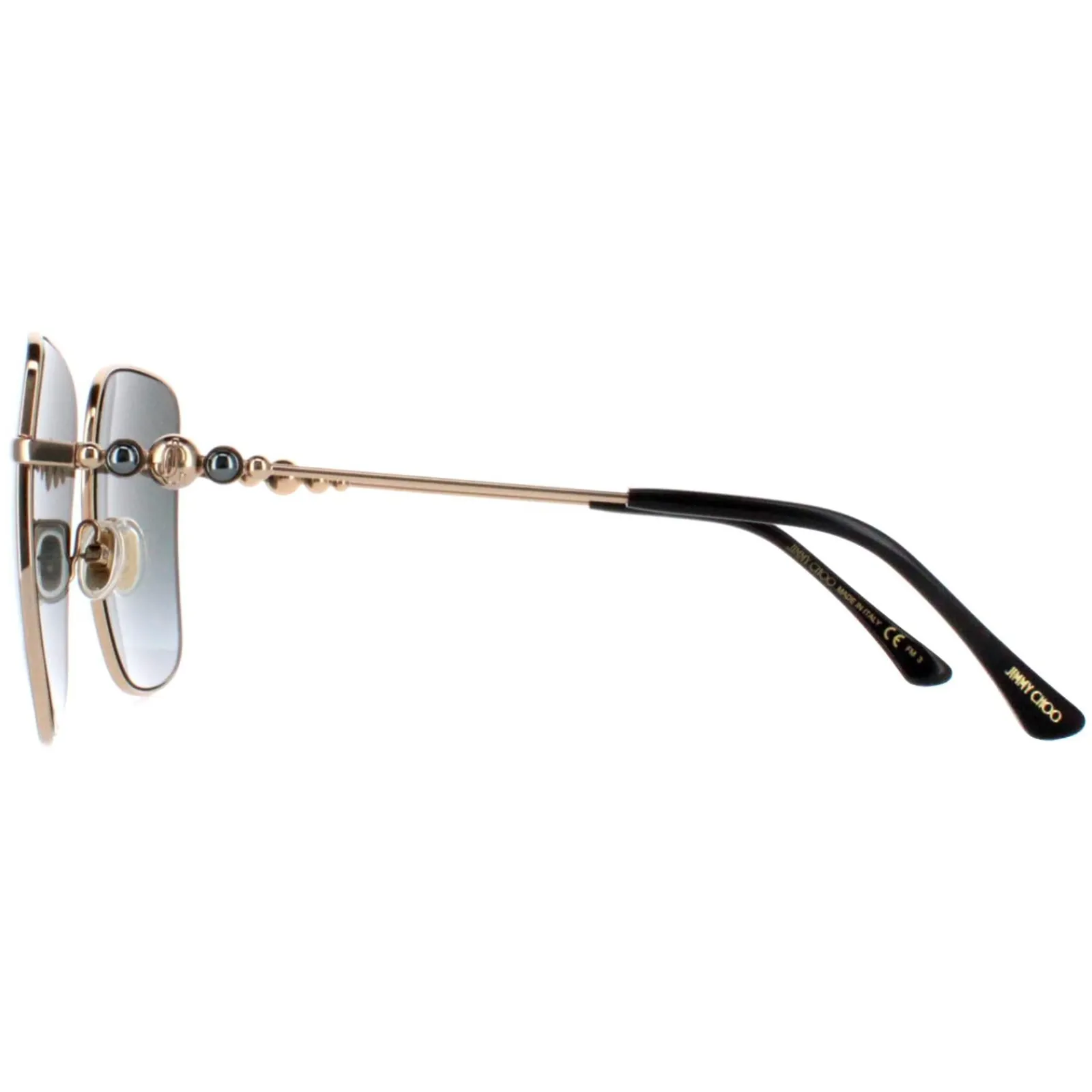 Jimmy Choo Square|Jimmy Choo^Sunglasses HESTER/S 2M2 9O Gold Grey Gradient