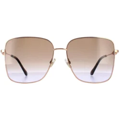 Jimmy Choo Square|Jimmy Choo^Sunglasses HESTER/S VO1 QR Gold Brown Gradient Blue