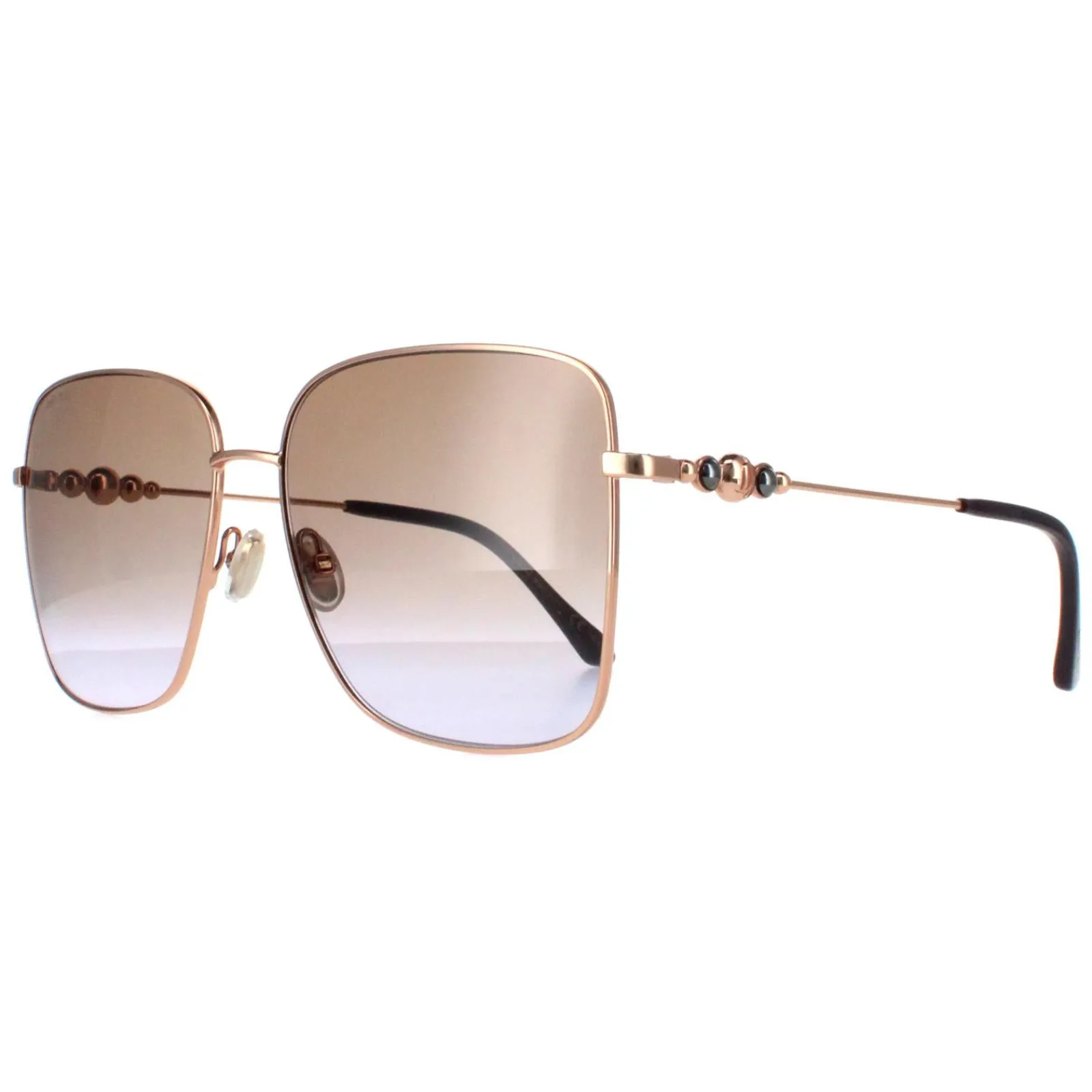 Jimmy Choo Square|Jimmy Choo^Sunglasses HESTER/S VO1 QR Gold Brown Gradient Blue