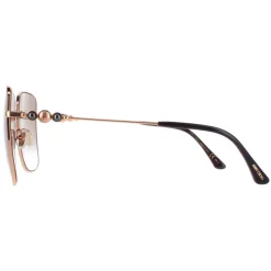 Jimmy Choo Square|Jimmy Choo^Sunglasses HESTER/S VO1 QR Gold Brown Gradient Blue