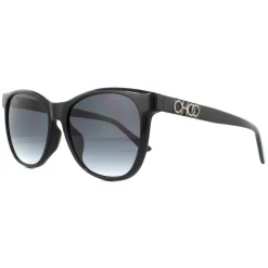 Jimmy Choo Cat-Eye|Jimmy Choo^Sunglasses JUNE/F/S 807 9O Black Dark Grey Gradient