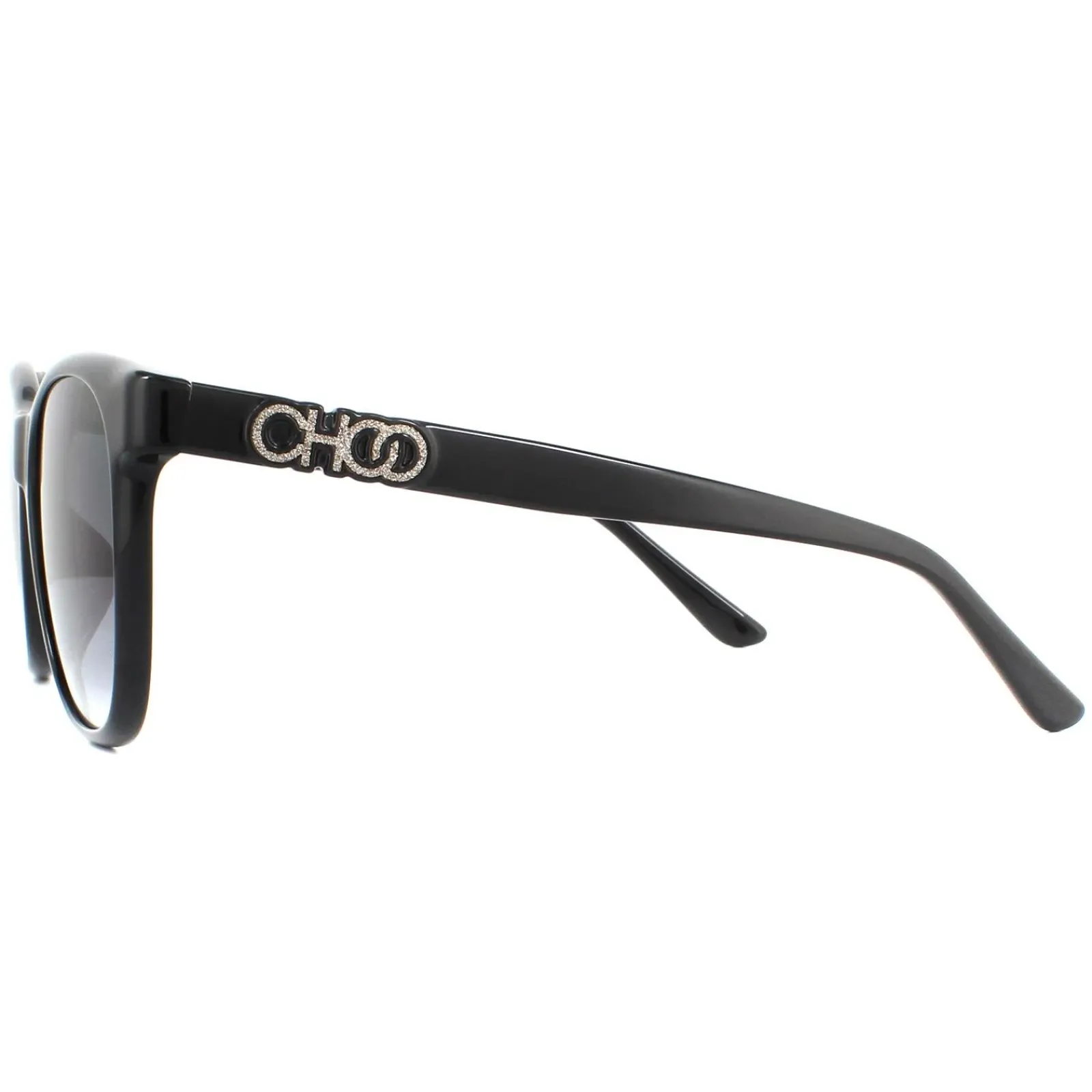 Jimmy Choo Cat-Eye|Jimmy Choo^Sunglasses JUNE/F/S 807 9O Black Dark Grey Gradient
