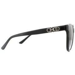 Jimmy Choo Cat-Eye|Jimmy Choo^Sunglasses JUNE/F/S 807 9O Black Dark Grey Gradient