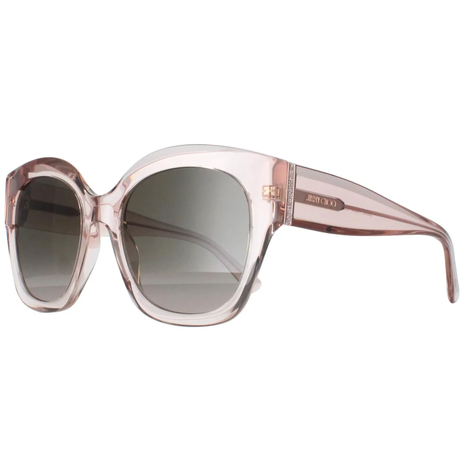 Jimmy Choo Butterfly|Jimmy Choo^Sunglasses LEELA/S FWM HA Transparent Rose Brown Gradient