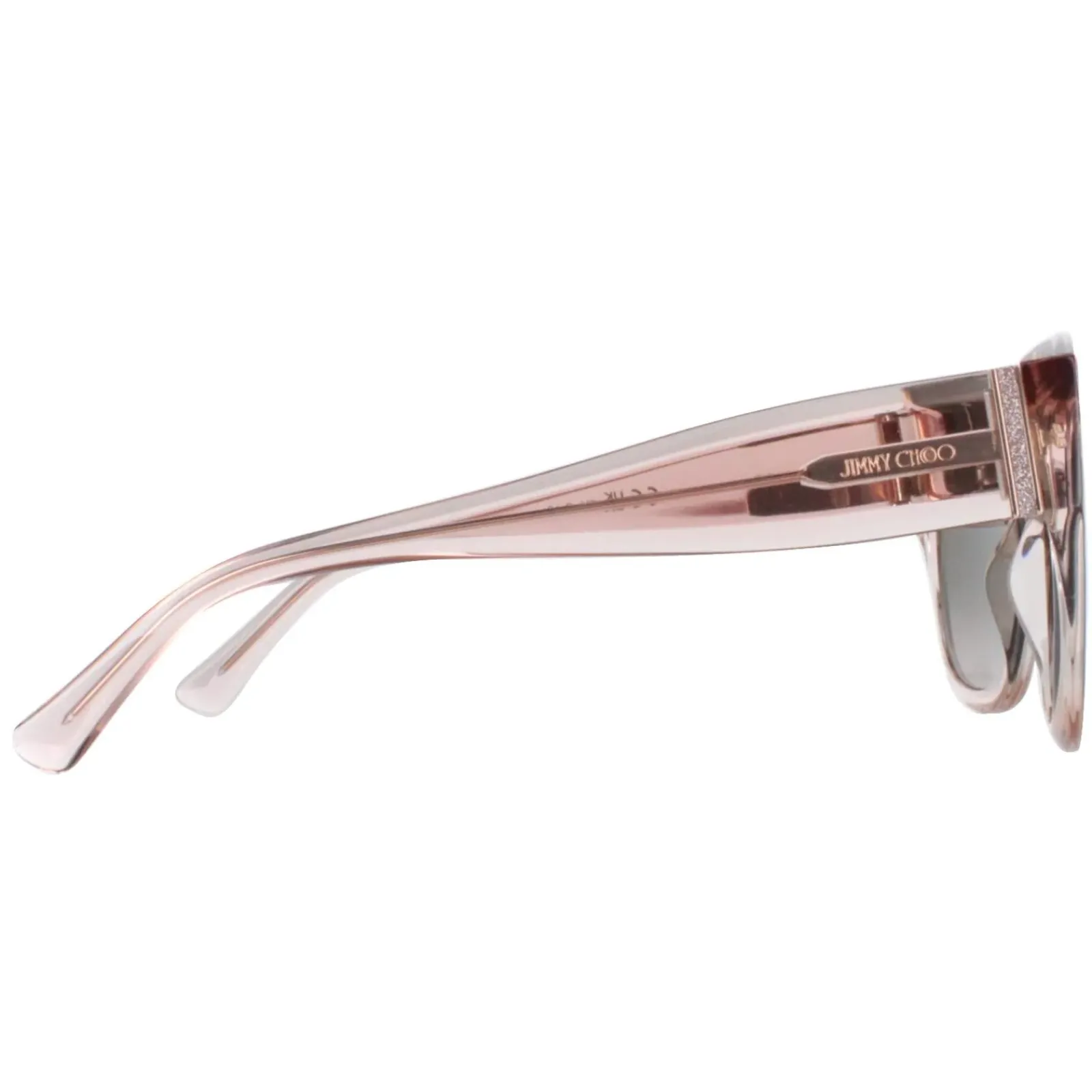 Jimmy Choo Butterfly|Jimmy Choo^Sunglasses LEELA/S FWM HA Transparent Rose Brown Gradient