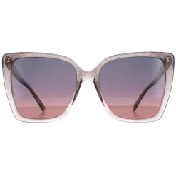 Jimmy Choo Cat-Eye|Jimmy Choo^Sunglasses LESSIE/S S KON Nude Glitter Grey Fuchsia
