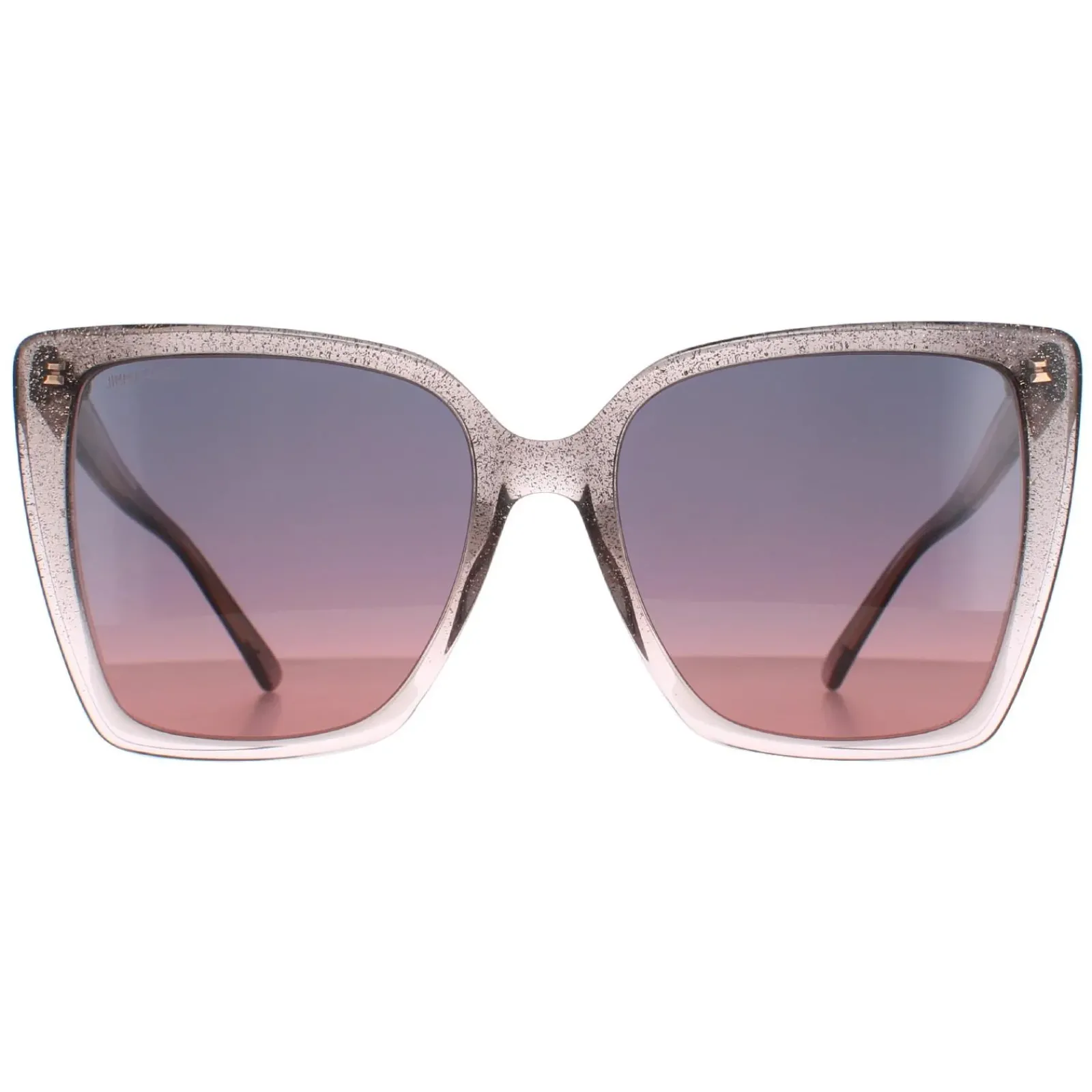 Jimmy Choo Cat-Eye|Jimmy Choo^Sunglasses LESSIE/S S KON Nude Glitter Grey Fuchsia