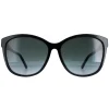 Jimmy Choo Square|Jimmy Choo^Sunglasses Lidie/F/SK 807/9O Black Grey Gradient
