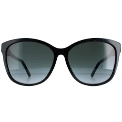 Jimmy Choo Square|Jimmy Choo^Sunglasses Lidie/F/SK 807/9O Black Grey Gradient