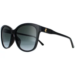 Jimmy Choo Square|Jimmy Choo^Sunglasses Lidie/F/SK 807/9O Black Grey Gradient