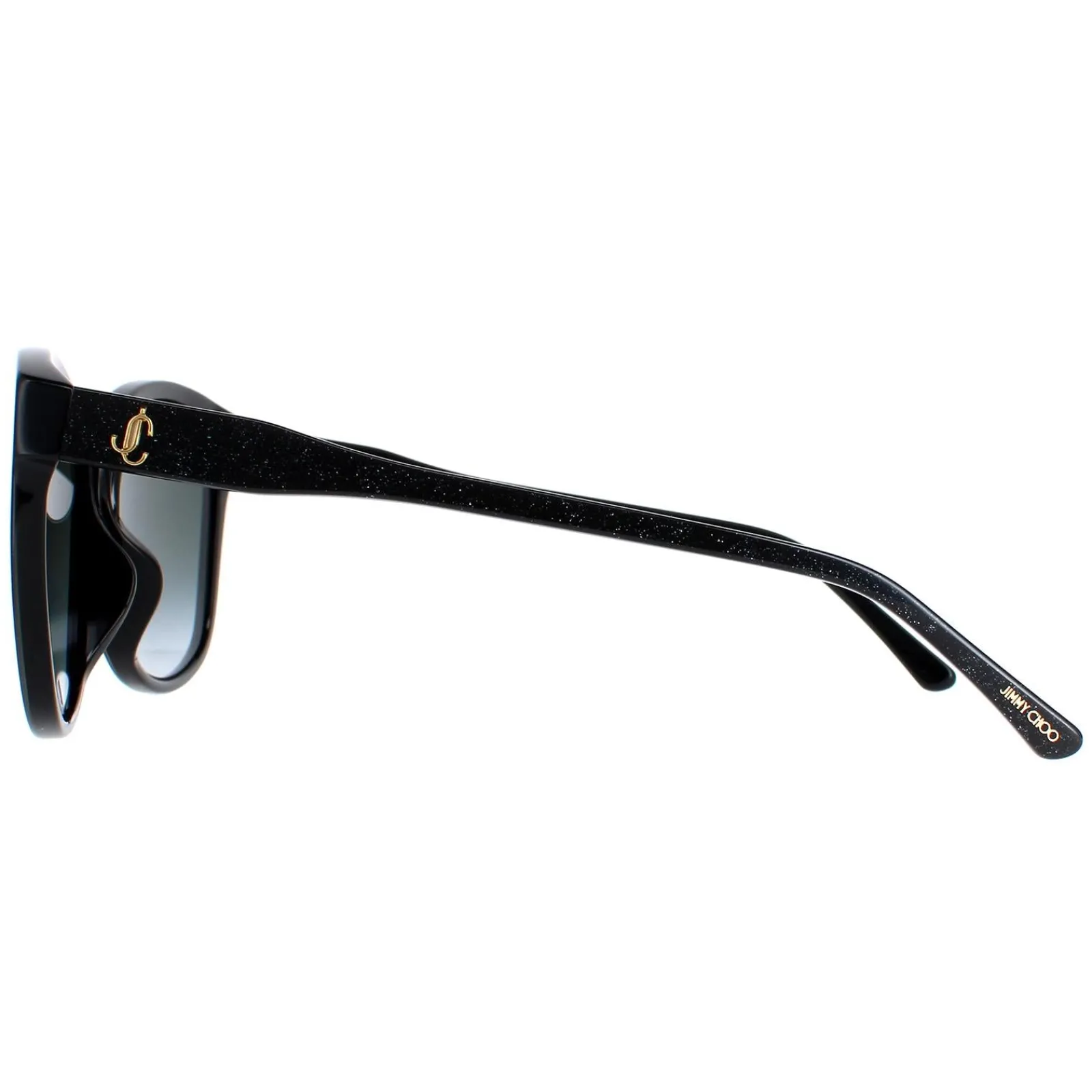 Jimmy Choo Square|Jimmy Choo^Sunglasses Lidie/F/SK 807/9O Black Grey Gradient